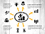 Process Presentation with Business Silhouette Shapes slide 1