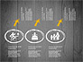 Process Presentation with Business Silhouette Shapes slide 11