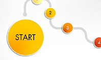 Step by Step Timeline Diagram