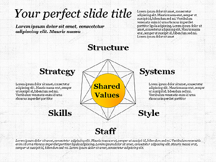 Shared Value Diagram Presentation Template, Master Slide