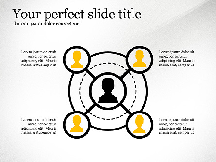 Network Diagram Toolbox Presentation Template, Master Slide