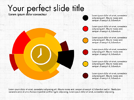 Multilevel Pie Chart Presentation Template, Master Slide