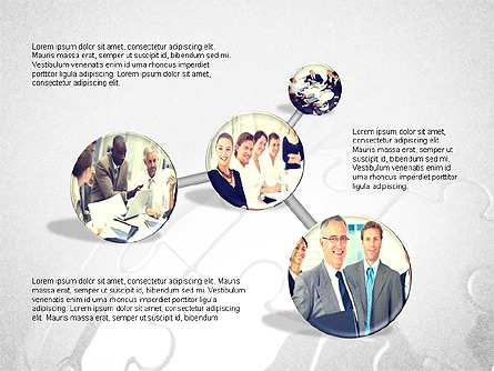 Organizational and Connections Presentation Template, Master Slide