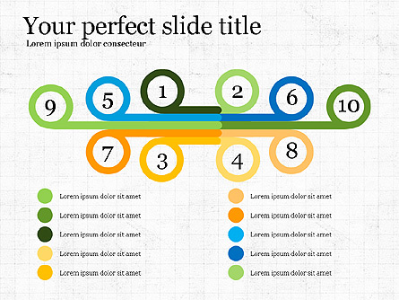Sankey Style Flow Process Diagram Presentation Template, Master Slide