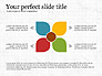 Flow Process Flat Design Diagrams slide 1