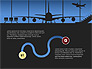 Roadmap with Airport Silhouette Slide Deck slide 3