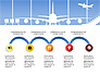 Roadmap with Airport Silhouette Slide Deck slide 9