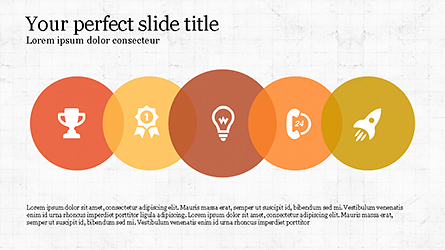 Circles and Icons Presentation Template, Master Slide