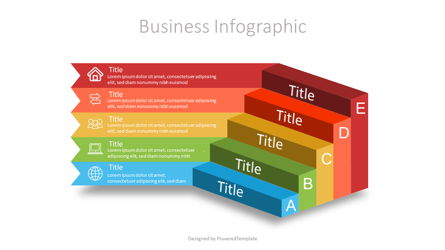 Business Steps to Success Diagram Presentation Template, Master Slide