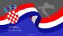 Festive Flag of Croatia Cover Slide slide 2