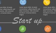 Startup Development Concept Infographic