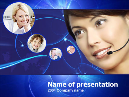 Call Center Services Presentation Template for PowerPoint and Keynote