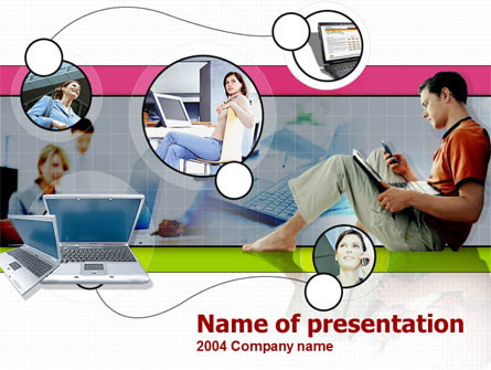 Business Online Presentation Template, Master Slide