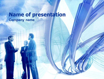 Business Connections Presentation Template, Master Slide