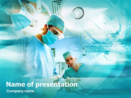 Surgical Procedures Presentation Template, Master Slide