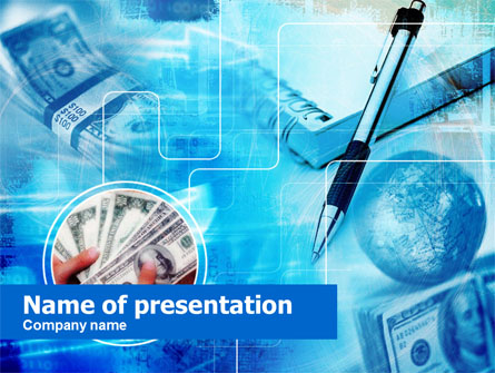 Budget Accounting Presentation Template, Master Slide