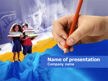 Children's Education Presentation Template, Master Slide