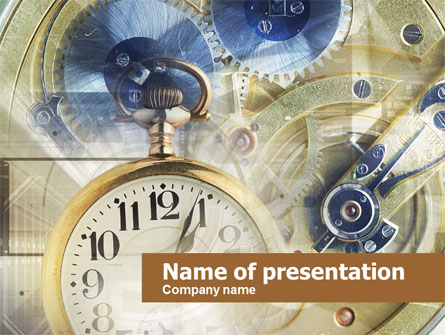 Business Time Management Presentation Template, Master Slide