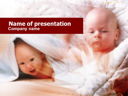 Infant Presentation Template, Master Slide
