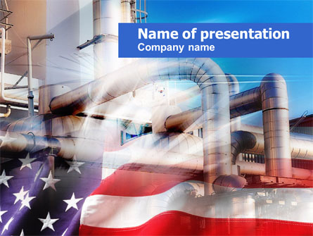 US Oil Industry Presentation Template, Master Slide