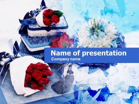 Flower Arrangement Presentation Template, Master Slide