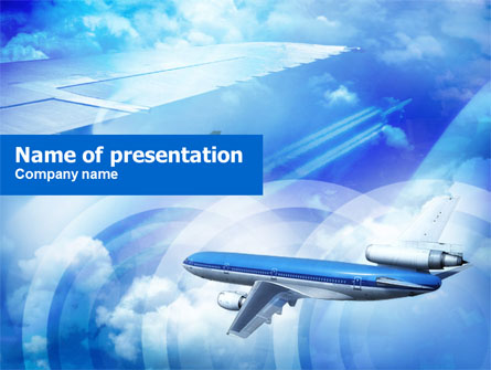 Plane Presentation Template, Master Slide
