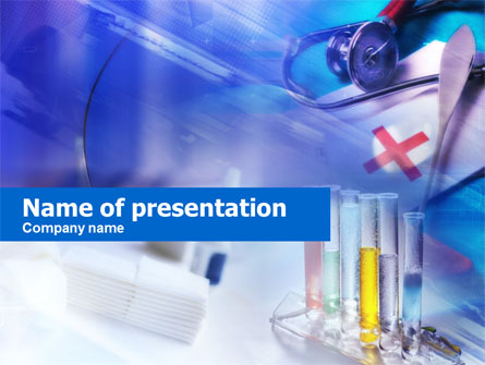 Medical Tests In The Lab Presentation Template, Master Slide