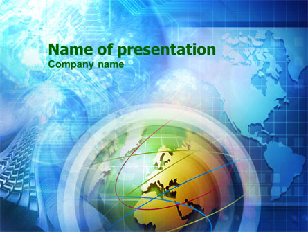 World Business Theme Presentation Template, Master Slide