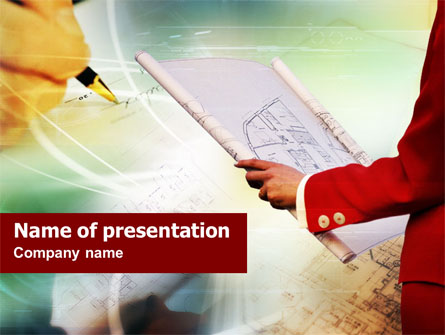 Construction Planning Presentation Template, Master Slide