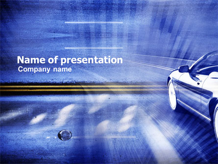 On The Road Again Presentation Template, Master Slide