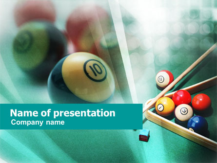 Free Billiards PowerPoint Template - Free PowerPoint Templates