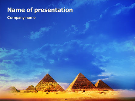 Pyramids Presentation Template, Master Slide