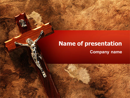 Crucifixion Presentation Template, Master Slide