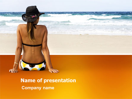 Sunny Beach Presentation Template, Master Slide