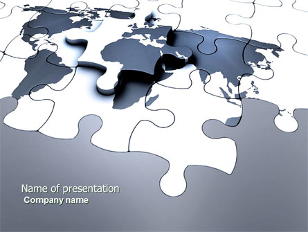 Map Fragments Presentation Template, Master Slide