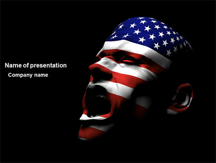 Voice of America Presentation Template, Master Slide