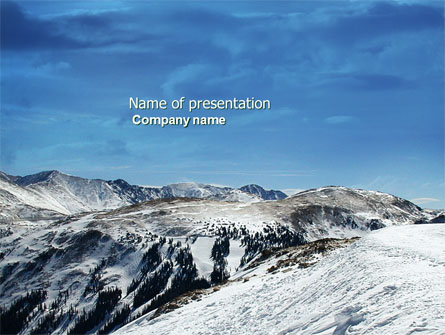 Snowy Mountains Presentation Template, Master Slide