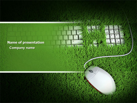 green technology powerpoint template