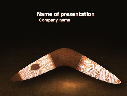 Boomerang Presentation Template, Master Slide