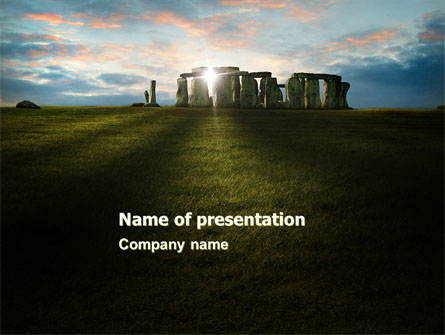 Stonehenge Presentation Template, Master Slide