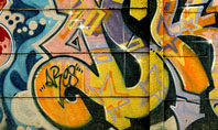 Graffiti On The Wall Presentation Template