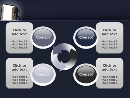 Open Doors To The Light Presentation Template For PowerPoint And ...