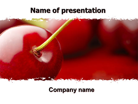 Cherry Presentation Template, Master Slide