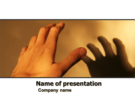 Reaching Hand Presentation Template, Master Slide