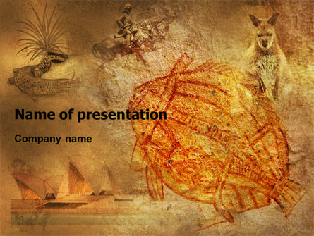 Australian Culture Presentation Template, Master Slide