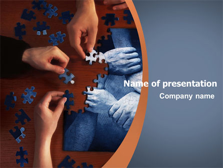 Puzzle Background Business Strategic Teamwork Support, Presentation  Graphics, Presentation PowerPoint Example