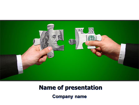 Money Puzzles Presentation Template, Master Slide