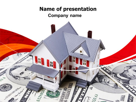 Credit On Mortgage Presentation Template, Master Slide
