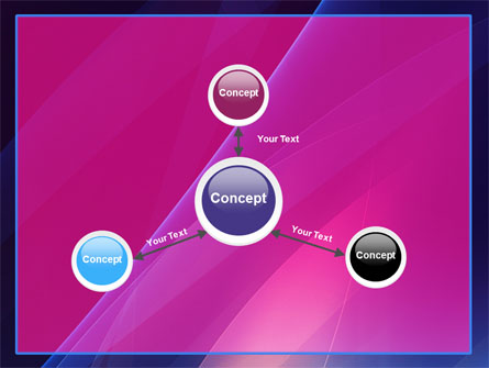 Blue And Pink Presentation Template For PowerPoint And Keynote | PPT Star