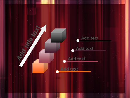 Crimson Folds Abstract Presentation Template For PowerPoint And Keynote ...